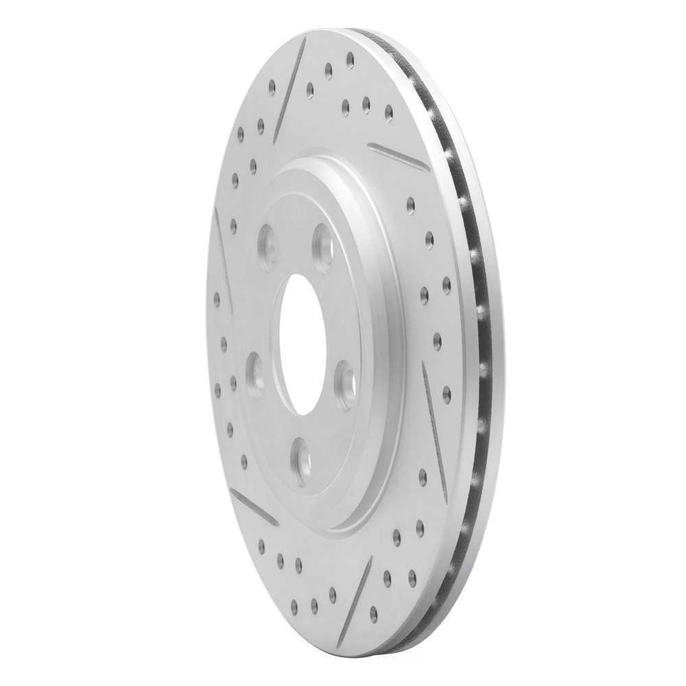 Dynamic Friction Company 830-54046L DFC Geoperformance Rotor - Drilled and Slotted