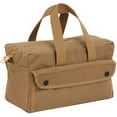 thumbnail image 2 of Rothco 15118 Mechanics Tool Bag with Brass Zipper, Coyote Brown, 2 of 4