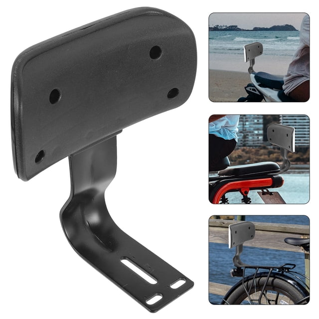 HINTRMENT 1Set Rectangular Motorcycle Backrest Iron Material Practical Seat Cushion for Young Riders Families