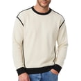 thumbnail image 5 of Turilly Mens Long Sleeve T-Shirt Pullover Sweatshirts Versatile Long Sleeve Crew Neck Loose Casual Basic Color Block Tops, 5 of 5