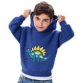 thumbnail image 2 of Pretxorve Kids Boys Girls Long Sleeve Graphic Tee Hooded Pullover Casual Daily Shirts Sizes 2-7Y, 2 of 5