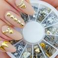 thumbnail image 3 of Jiaroswwei Colorful Shiny Nail Art Decoration Wheel Colorful Star DIY Manicure Accessory, 3 of 8