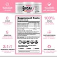 thumbnail image 6 of Honey Badger BCAA Amino Acids Electrolytes Powder, Keto, Vegan, Sugar Free BCAAs + EAA with L-Glutamine for Men & Women, Hydration & Post Workout Muscle Recovery Drink Mix, Pink Lemonade, 30 Servings, 6 of 7