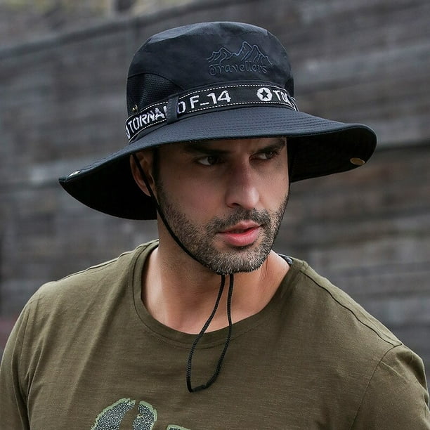 Fashion Bucket Hat Man Fishing Hiking Cowboy Hat Quick-Drying