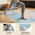thumbnail image 4 of Pioneer Flower Floral Print Pattern Hot Yoga Mat Towel Non Slip for Hot Yoga - Quick-Drying Yoga Mat Cover with 4 Corner Pockets with Travel Bag - Hot Yoga Towel Non Slip 74"x26", 4 of 6