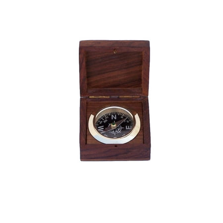 - Boxed Black Desk Compass 3