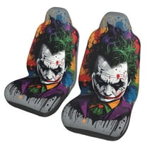 Joker Car Seat Cover for Front Seat Cushion Protectors 2 Pcs Car Accessories Bucket Seat Covers