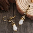 thumbnail image 4 of BQBQERT Elegant Pearls Earrings Vintage Pendant Earrings Women Ear Jewelry Perfect for Parties and Special Occasions, 4 of 9