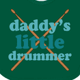 thumbnail image 4 of Inktastic Daddy's Little Drummer Boys or Girls Baby Bib, 4 of 4