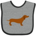thumbnail image 3 of Inktastic Dachshund Boys or Girls Baby Bib, 3 of 4