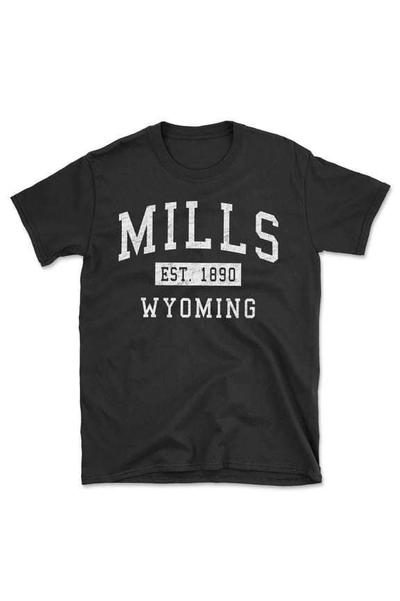 Mills Wyoming Classic Established Men's Cotton T-Shirt