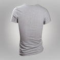 thumbnail image 2 of IYTR Mens Athletic Shirts Summer Comfy Solid Color Fashion Short Sleeve T Shirts V Neck Casual Slim Fit Athletic T Shirts Gray L, 2 of 4