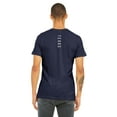 thumbnail image 3 of Daxton Adult Unisex Tshirt Dallas Script with Texas Vertical on the Back, Navy White, S, 3 of 3