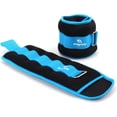 thumbnail image 1 of Par de pesas para tobillo Fragraim, correa ajustable de 4 libras, azul cielo, 1 of 6