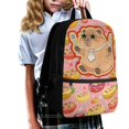 thumbnail image 3 of HUIACONG Cute Capybara Fruit Print School Backpack for Students Age 6-18 Large Capacity Lightweight Water Resistant Bookbag for Elementary Middle High School Back to School Daily Use, 3 of 6