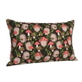 thumbnail image 2 of Disketp Pillow Covers Edgehog And Mushrooms Pattern Throw Pillow Case Cushion Covers,Cushion For Bedroom,Couch,Home-20"X30", 2 of 8