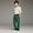 Green, variant on Girls' Cargo Pants Yellow Cargo Pants Elastic Waist Wide Leg Pants for Pants for Girls