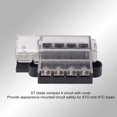thumbnail image 3 of Fuse Box, Erosion Resistant Explosion Proof 1 in 4 Out PC Insulated Transparent Dust Proof Cover Blade Fuse Box  for Portable Refrigerators Chargers, 3 of 7