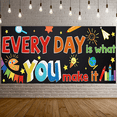 thumbnail image 5 of Colorful Design Motivational Banner Every Day Classroom Decor You Make It Inspirational Decoration for School Decor Kids Room, 5 of 9