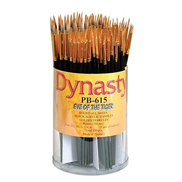 Dynasty Brush 411086 Dynasty Brush PB-615 Lot de 150