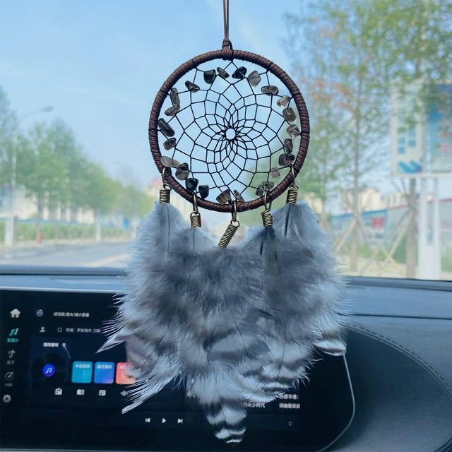 Chmadoxn Crystal Rearview Mirror Pendant Car Decoration Universal Jewelry