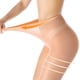 thumbnail image 4 of Medias transparentes para mujer con parte superior reforzada - Puntas reforzadas, nailon/spandex, talla única, 40-65 kg, para uso diario/trabajo, 4 of 5