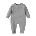 thumbnail image 2 of Auroural Onesies 0-3 Months Boy Cotton Children's Solid Color Long Sleeved Jumpsuit Baby Summer Breathable and Comfortable Bag Fart, 2 of 6