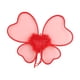 thumbnail image 3 of Ala de mariposa versátil y romántica para juego de simulación, corazón rojo para accesorios de fotos navideñas Red de malla con ribete, 3 of 9