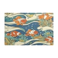 thumbnail image 6 of Qxltty Cute Clownfish Patterns Leather Drying Mat for Kitchen Countertops Coffee Mats Hide Stain Quickly Absorbs Water Tableware Decor, 6 of 6