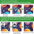 thumbnail image 7 of Colorful Planets Solar System Space with Stars Pattern Entryway Rug, 2x3 Area Rug Indoor Door Mat Non-slip Washable Floor Carpet Rug for Bedroom Office Dining Room Bathroom, 7 of 7