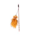 thumbnail image 2 of KMMYS Halloween Dog Toy Funny Dog Stick, Interactive Dog Teaser Toy, Pumpkin Ghost Feather Cat Toy, Engaging Pet Plaything, Ideal for Cats of All Ages, Elastic Rope Design, 2 of 5