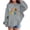 Grey, variant on Ruyang Boys Girls Hoodie Sweatshirt Fourth Grade Colorful Letter Print Long Sleeve Pullover Cute Oversized Back to School Outfit