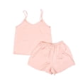 thumbnail image 2 of Women’s Cami 2 Piece Satin Sleepwear Short Set For Adults, Sizes Small To X-Large, 2 of 4