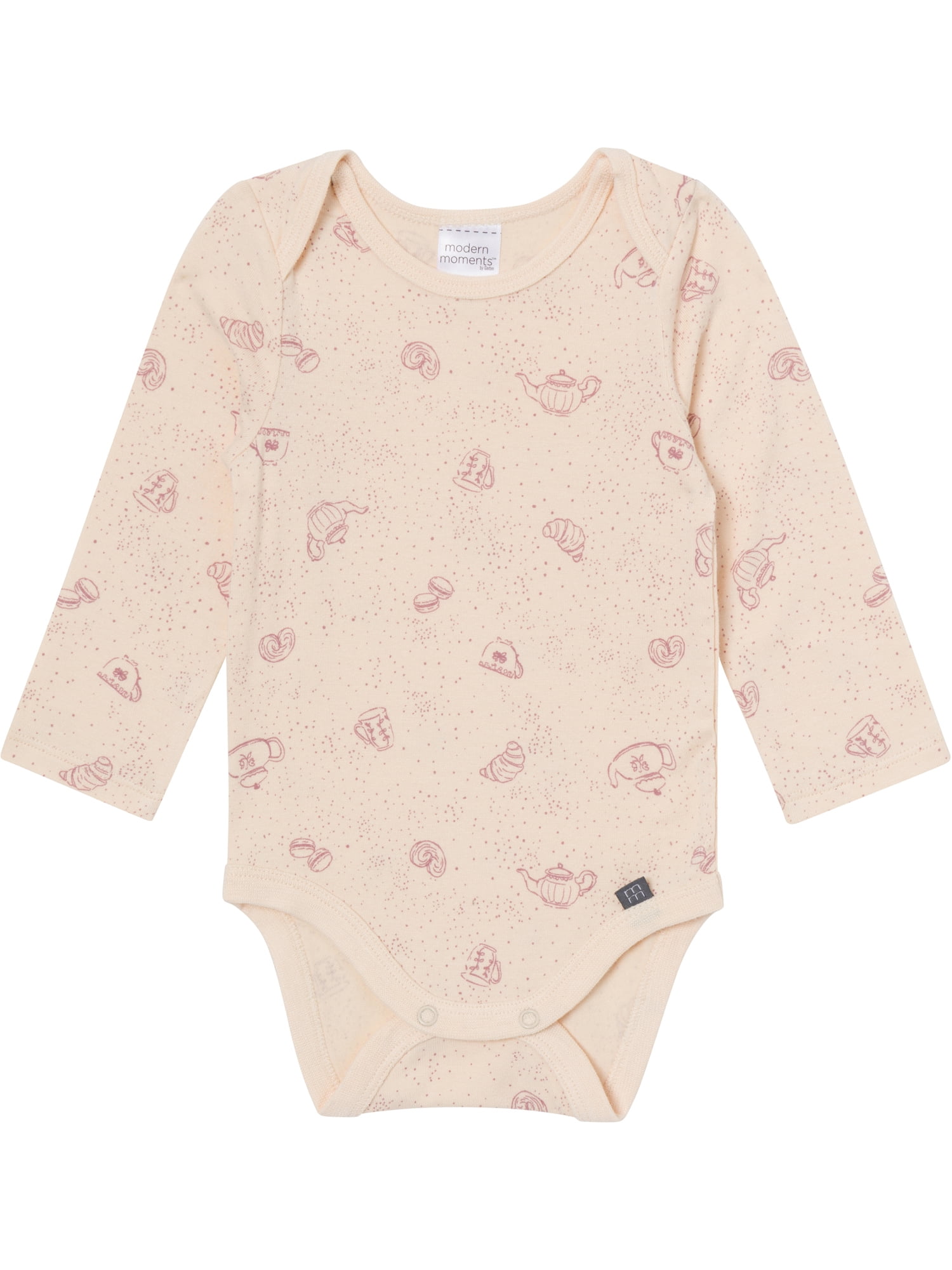 Modern Moments by Gerber Baby Girl Bodysuit and Pant Outfit Set, 2-Piece, Sizes 0/3 Months - 18 Months