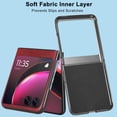 thumbnail image 6 of Compatible Flip Phone Case for Motorola Razr Plus Case 2023,Motorola Razr+ 2023 Case 5G,Thin Lightweight PU Leather Protective Case for Motorola Razr 40 Ultra Case Moto Razr Plus 2023 Case - Red, 6 of 7