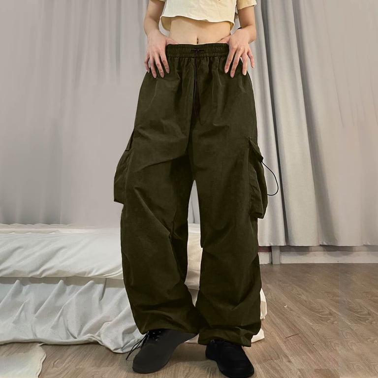 2024 Cargo Pants for Women Baggy Casual Street Pants with Pockets