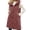 Red, variant on Women's Zip Up Long Puffer Vest Sleeveless Quilted Jacket Padded Fall Winter Outerwear with Pockets Navy,XXXL