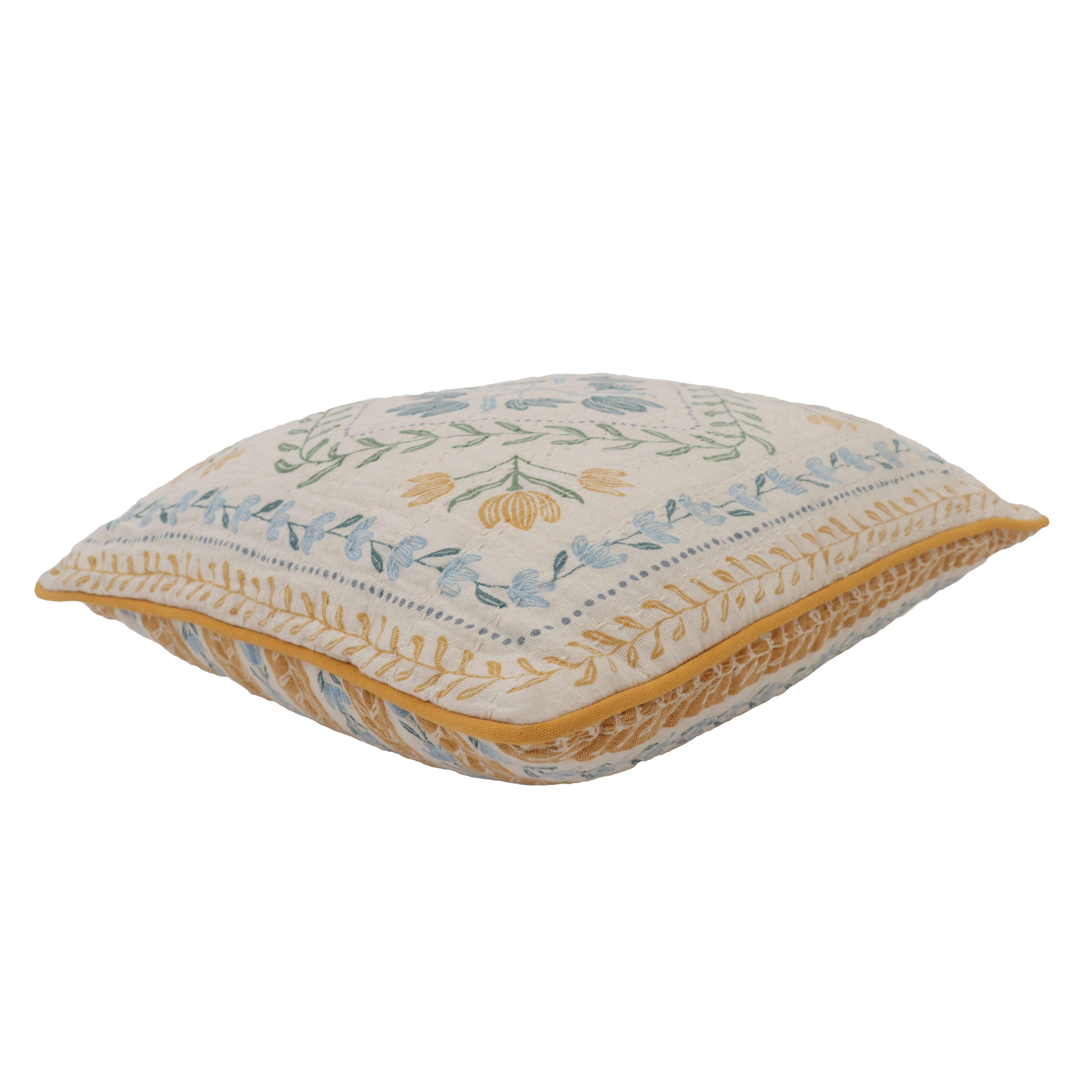 Better Homes & Gardens 18" x 18" Multi Soleil Floral Decorative Throw Pillow