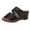 Black, variant on Womens Open Toe Wedge Shoes Casual Slip On Platform Shoes Comfortable Summer Beach Sandals for Women