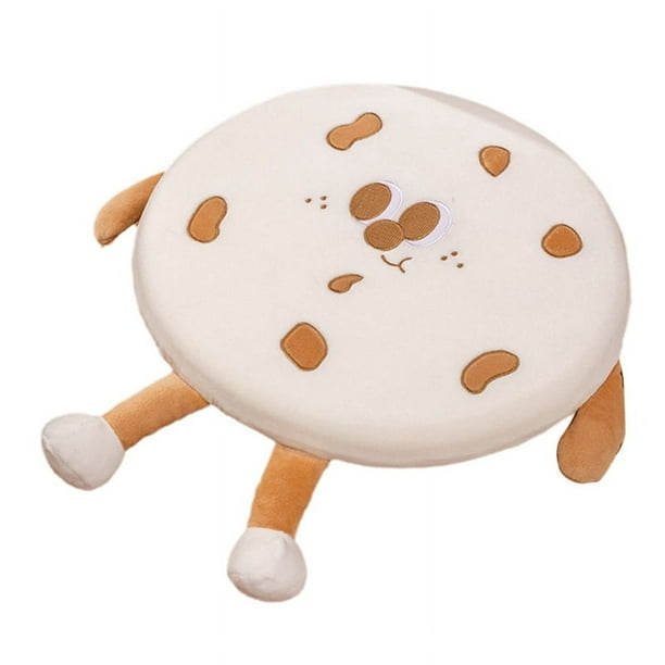 Almohada Galleta Redonda Galleta de Peluche Juguete Realista Comida Snack Asiento Cojín de Peluche Juguete Prop Regalo