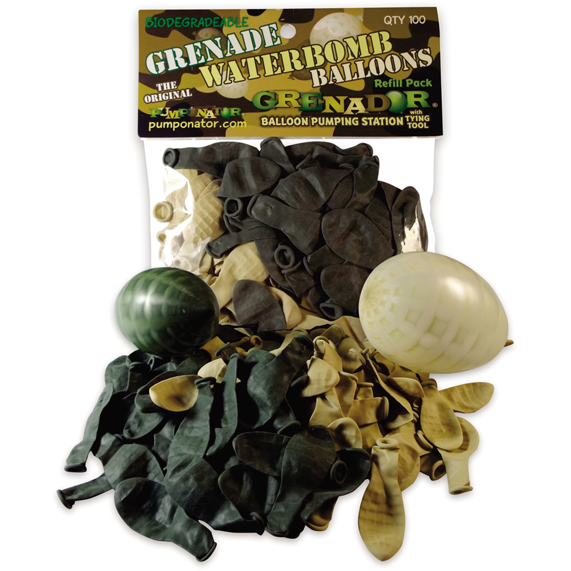 Pumponator 100 GrenadeStyle Biodegradable Water Bombs