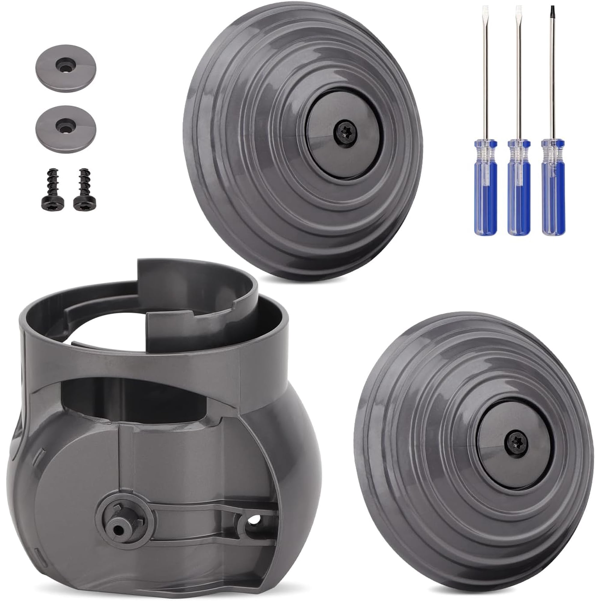 Head Connector + Ball Wheel Replacement for Dy*son 100W High Torque Cleaner Head V10 V11 V15 Accessories, Head V Ball Replacement Parts Cover