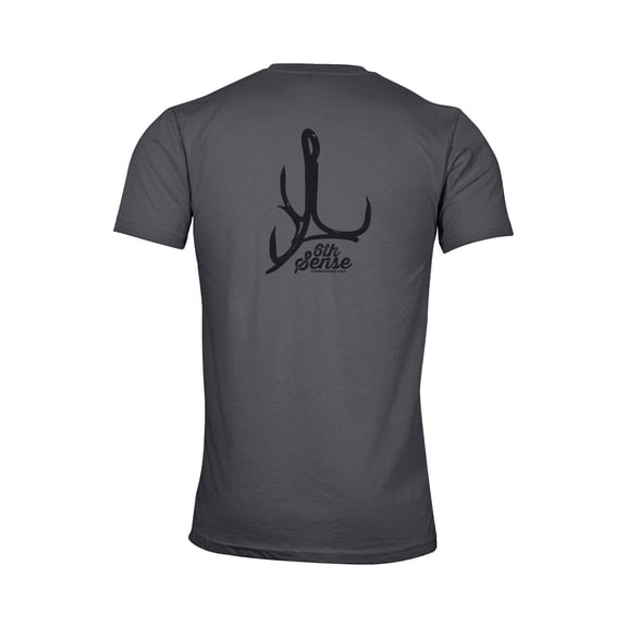6th Sense Snagged Graphic T Shirt, Athletic Fit Crew Neck Tee, Soft Cotton Poly Blend