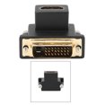 thumbnail image 4 of Adaptador de 90, Suministros de CompuTADORA HD Interfaz Multimedia Femenino A DVI Masculino Masco Codo Superior Conexión simple Espacio de Ahorro para la Tarjeta Gráfica, 4 of 7