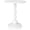 Light White, variant on Metal Small End Table, Matte Black Round Side Table Nightstand for Bedside or Sofa,Small Accent Pedestal Table for Living Room Corners Bedroom Patio and bar (Matte Black)