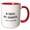 Red/White, variant on 3drose, Walt Whitman Quote. Be Curious, Not Judgmental, 15oz Two-tone Yellow Mug