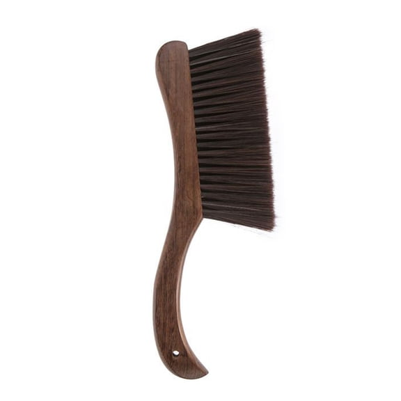 Upholstery Brush for Furniture and Mattresses Soft Bristle Dirt and Hair Remover Home Cleaning Tool for Sofa Bed and Carpet Wooden Handle Lint Brush