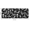 thumbnail image 7 of Black Gothic Skull Bat Pattern Kitchen Rug Mat,Kitchen Runner Rugs Non Skid Washable,Decorative Kitchen Floor Mats for Kitchen,Sink,Laundry,17"x47.2", 7 of 7