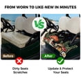 thumbnail image 4 of Golf Cart Seat Covers for 2 Seater,Spring Mushrooms Microfiber Cart Seat Towel Blanket,Farmhouse Pastoral Botanical Stars Rustic Absorbent NonSlip Bench Seats Protector for Golf Course 51"x31", 4 of 9