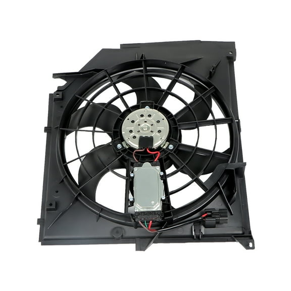EPOTOOR Radiator Cooling Fan Assembly 17117525508 For BMW E46 1999-2005 325i 328i 330i